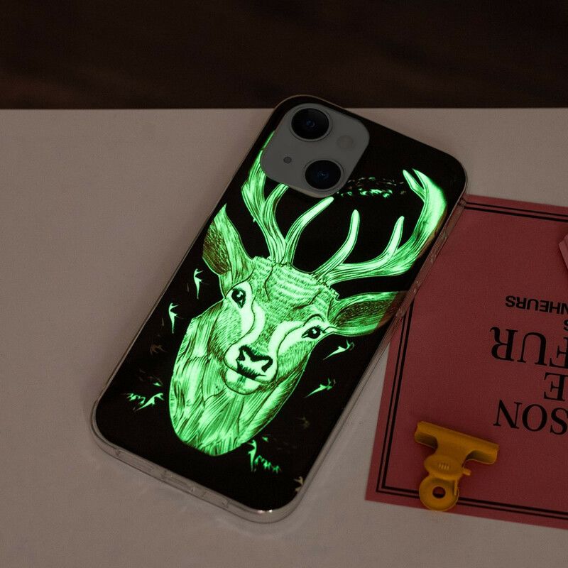 Mobilcover iPhone 13 Fluorescerende Majestic Stag