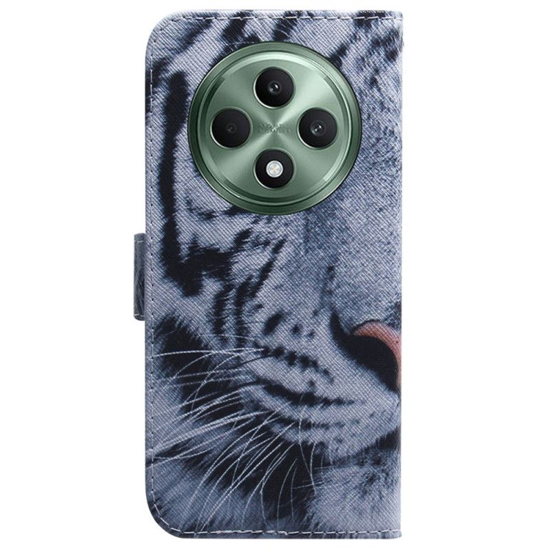 Flip Cover Oppo Reno 12f 5g Hvid Tiger