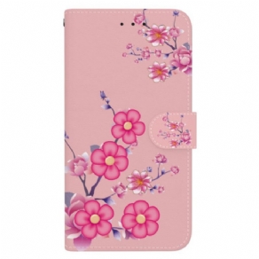 Flip Cover Oppo Reno 12f 5g Sakura Med Rem