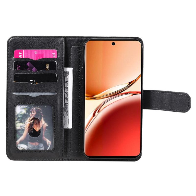 Flip Cover Til Oppo Reno 12f 5g 10 Kortholdere