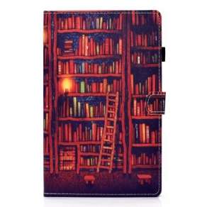 Flip Cover Samsung Galaxy Tab A8 (2021) Bibliotek