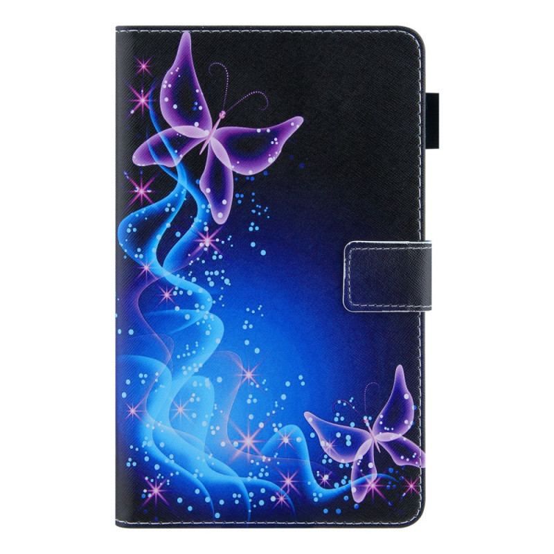 Flip Cover Samsung Galaxy Tab A8 (2021) Farverige Sommerfugle