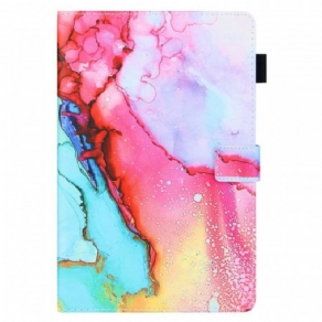 Flip Cover Samsung Galaxy Tab A8 (2021) Marmor Stil