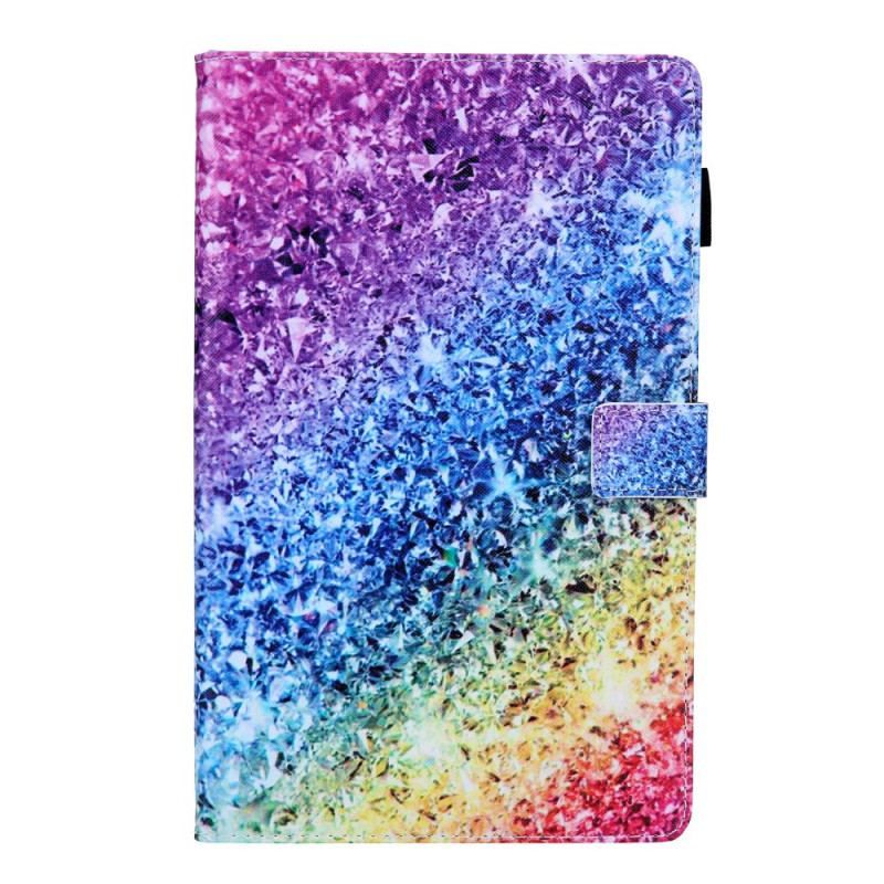 Flip Cover Samsung Galaxy Tab A8 (2021) Skinnende Pailletter