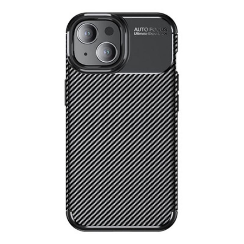 Cover iPhone 15 Plus Carbon Texture Fiber