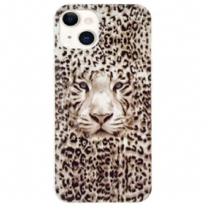 Cover iPhone 15 Plus Fluorescerende Leopard