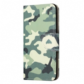 Flip Cover iPhone 15 Plus Militær Camouflage