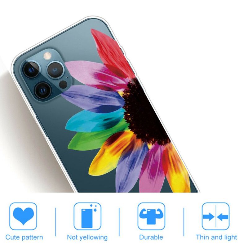 Cover iPhone 13 Pro Max Farverig Blomst