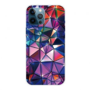 Cover iPhone 13 Pro Max Fleksibel Geometri