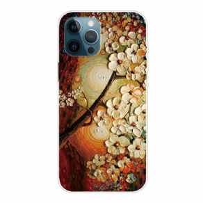 Cover iPhone 13 Pro Max Fleksible Blomster