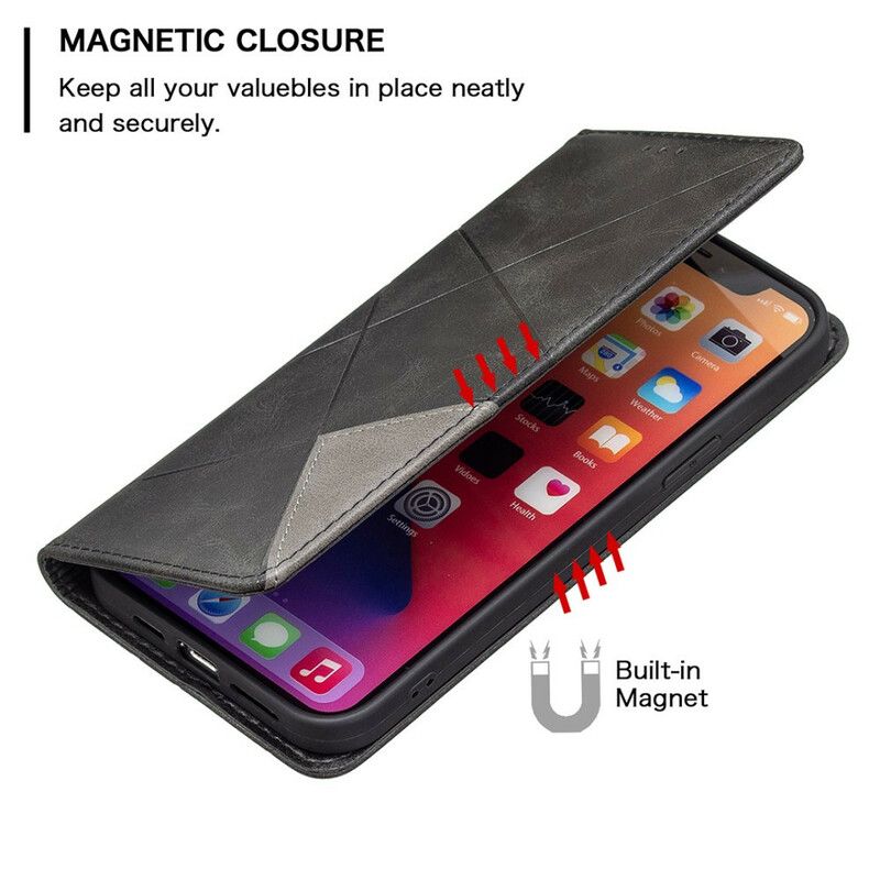 Cover iPhone 13 Pro Max Flip Cover Kunstnerstil