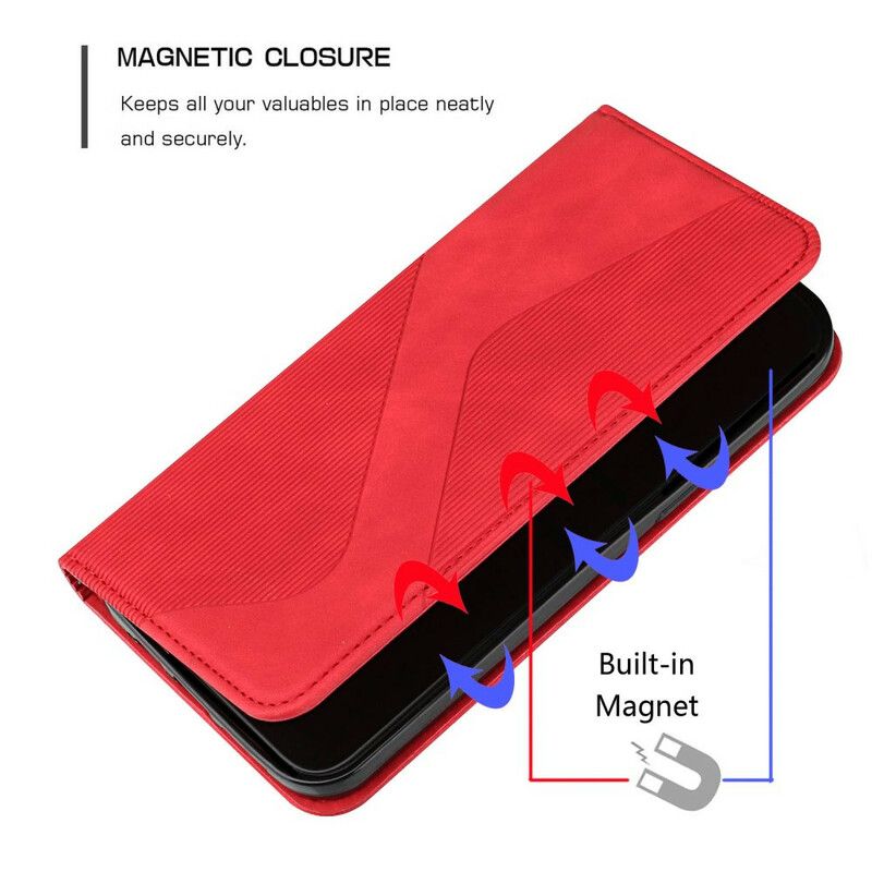 Cover iPhone 13 Pro Max Flip Cover S-design Læderstil