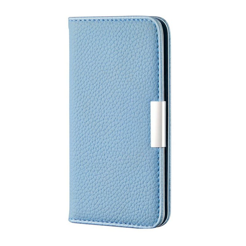 Cover iPhone 13 Pro Max Flip Cover Ultra Chic Litchi Imiteret Læder