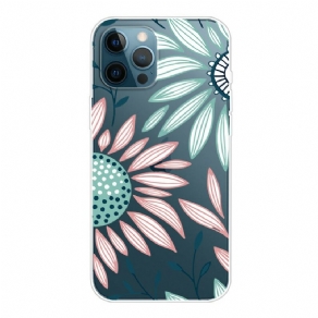 Cover iPhone 13 Pro Max En Gennemsigtig Blomst