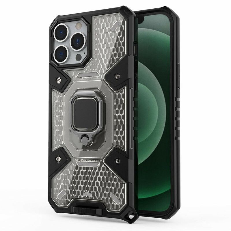 Cover iPhone 13 Pro Max Honeycomb Med Ring