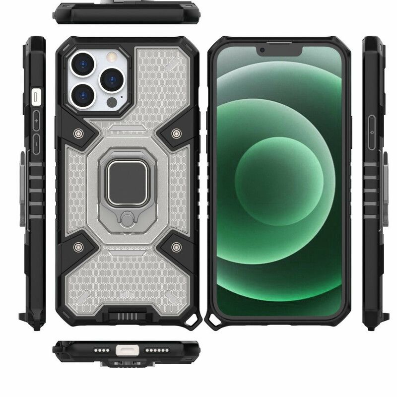 Cover iPhone 13 Pro Max Honeycomb Med Ring