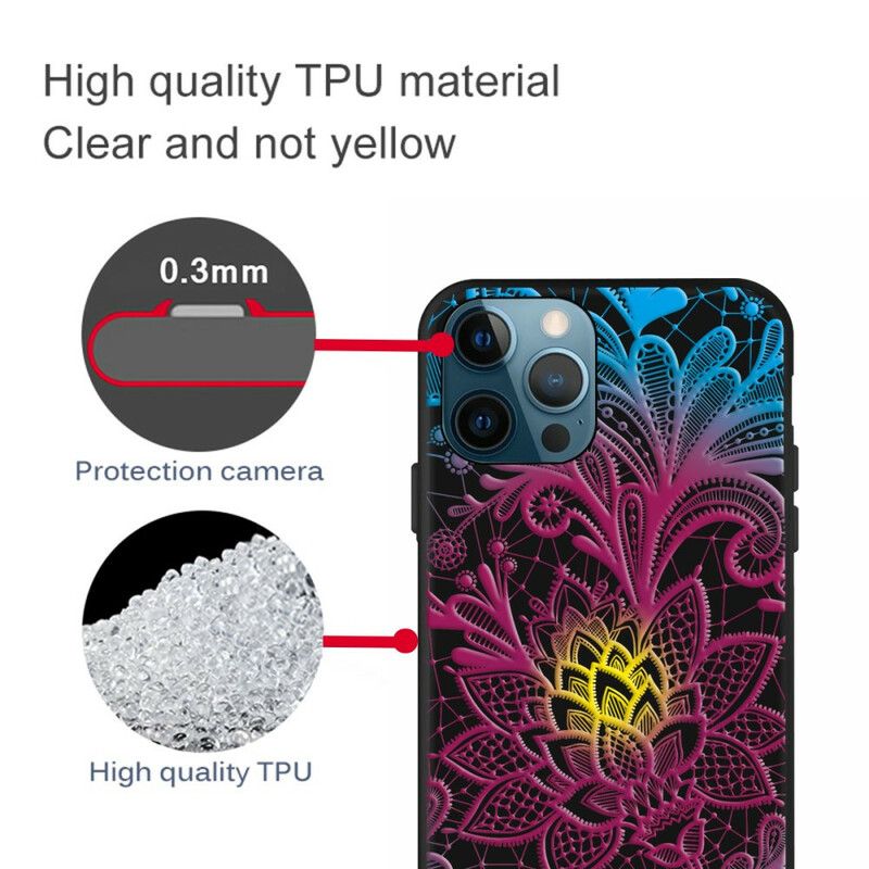 Cover iPhone 13 Pro Max Intens Blomster