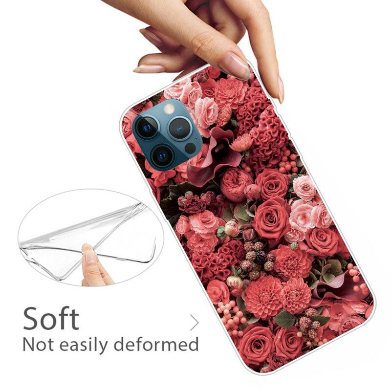 Cover iPhone 13 Pro Max Intense Blomster