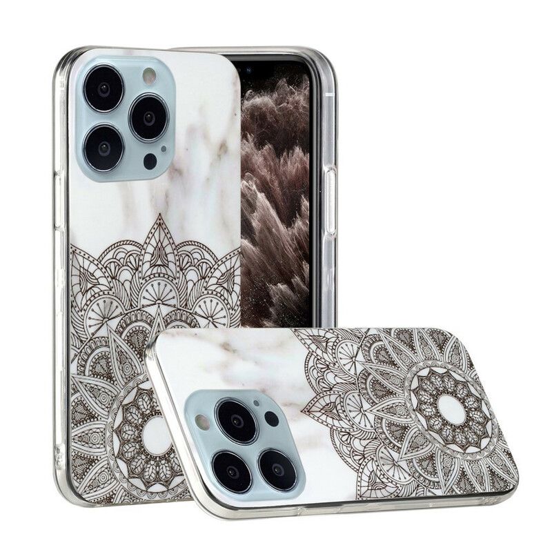 Cover iPhone 13 Pro Max Marmor Mandala