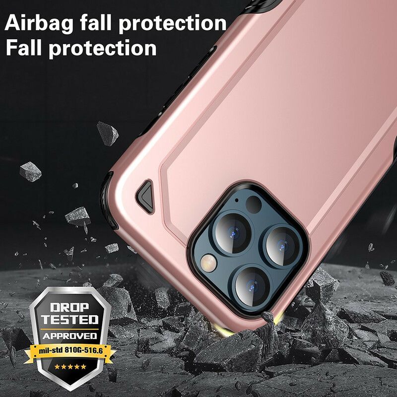 Cover iPhone 13 Pro Max Metaleffekt Rustning