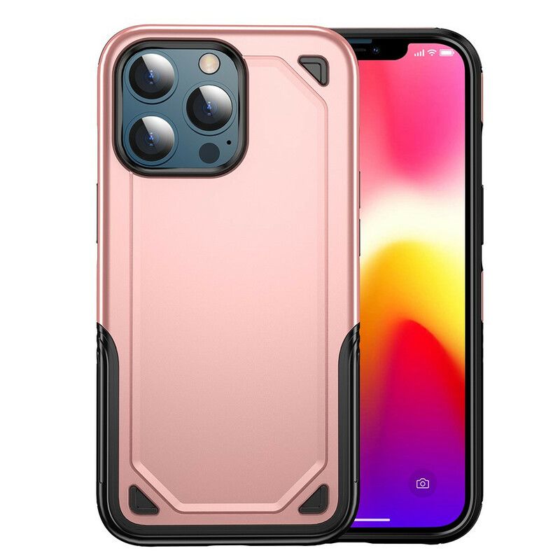 Cover iPhone 13 Pro Max Metaleffekt Rustning