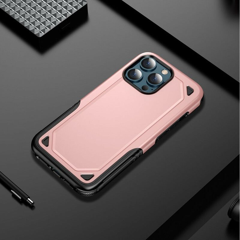 Cover iPhone 13 Pro Max Metaleffekt Rustning