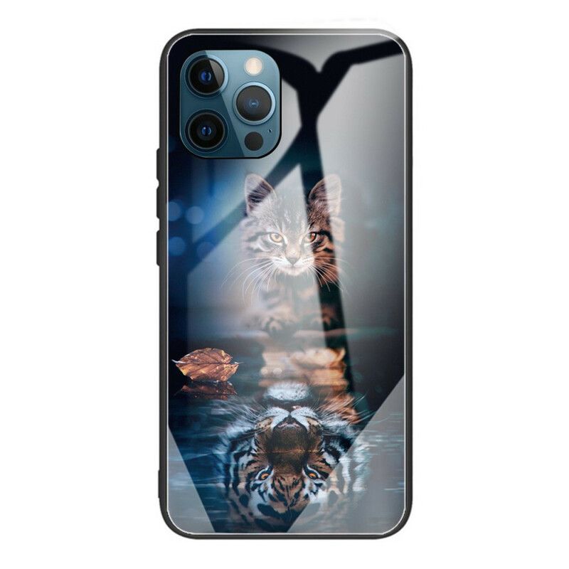 Cover iPhone 13 Pro Max Min Tiger Hærdet Glas