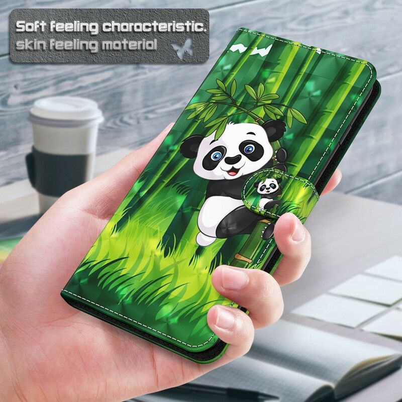 Flip Cover iPhone 13 Pro Max Panda Og Bambus