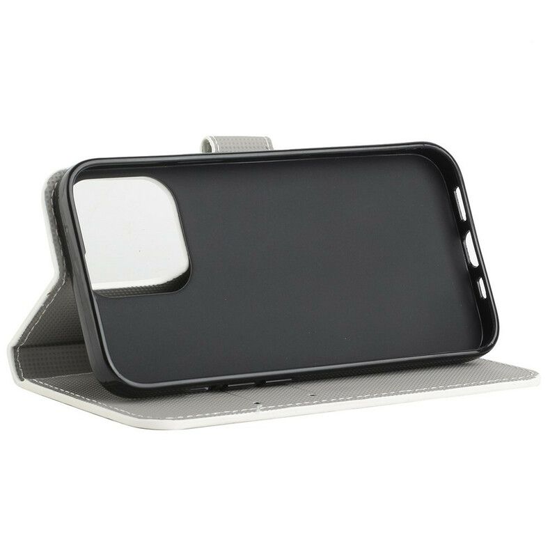 Flip Cover iPhone 13 Pro Max Sindsyge Sommerfugle