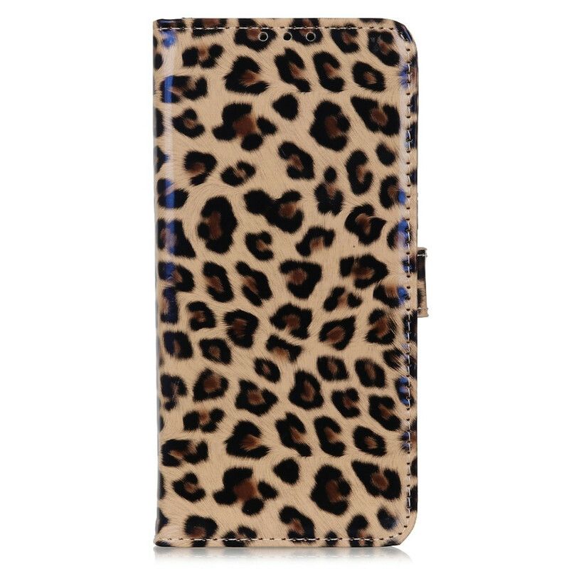 Læder Cover iPhone 13 Pro Max Enkelt Leopard