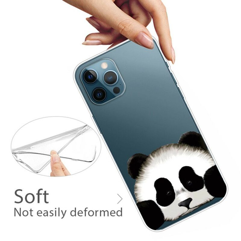 Mobilcover iPhone 13 Pro Max Transparent Panda