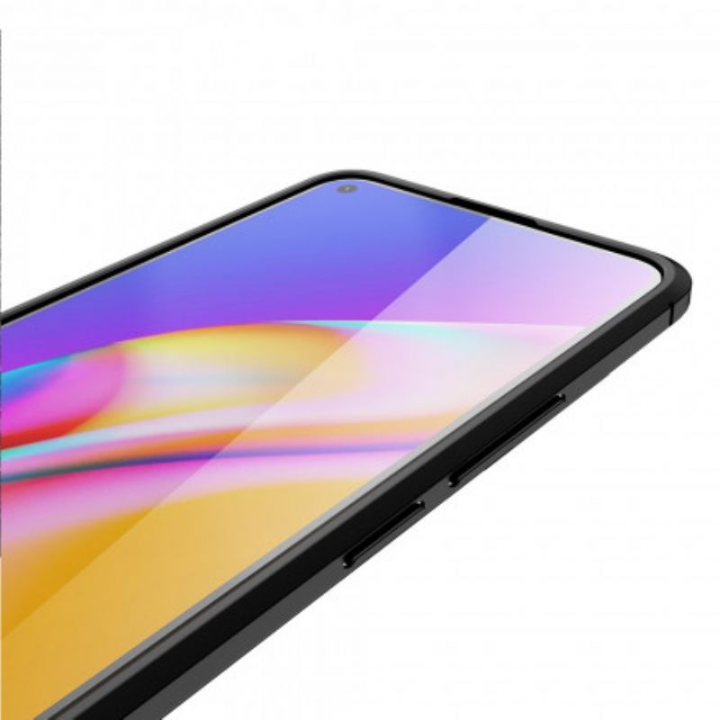 Cover Realme 8 / 8 Pro Dobbelt Linje Litchi Lædereffekt