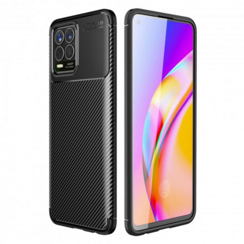 Cover Realme 8 / 8 Pro Fleksibel Kulfibertekstur