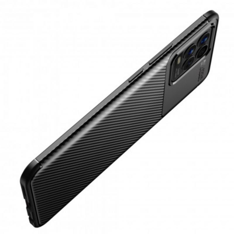 Cover Realme 8 / 8 Pro Fleksibel Kulfibertekstur