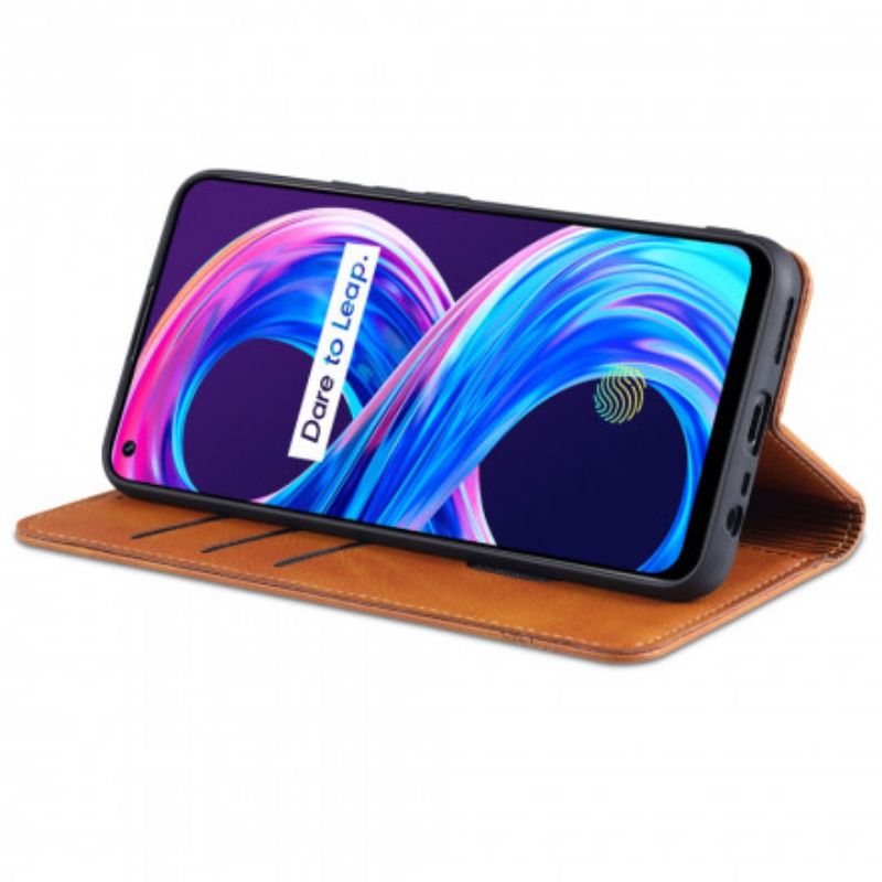 Cover Realme 8 / 8 Pro Flip Cover Azns Læderstil