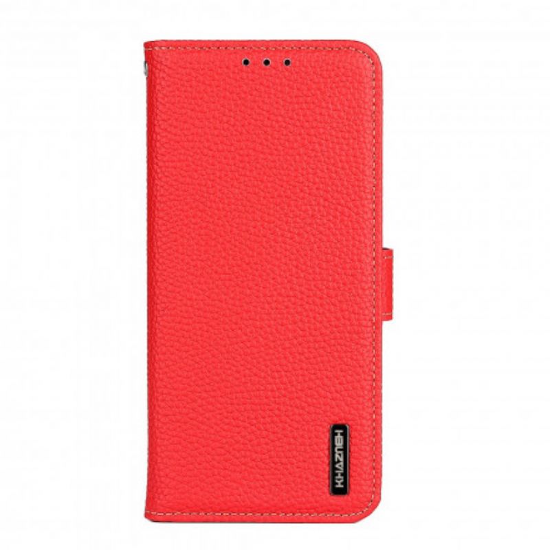 Flip Cover Realme 8 / 8 Pro Khazneh Litchi-læder