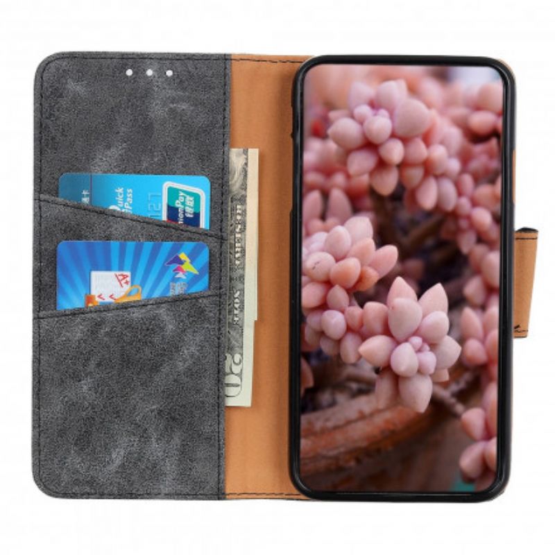 Flip Cover Realme 8 / 8 Pro Vintage Split Læder