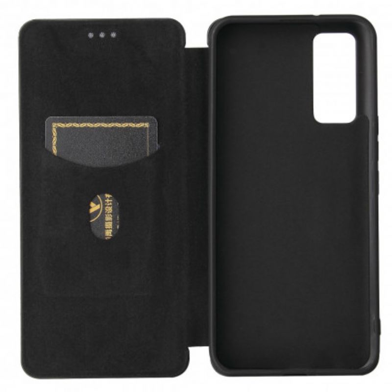 Cover ZTE Axon 20 4G / 5G Flip Cover Farvet Carbon Silikone