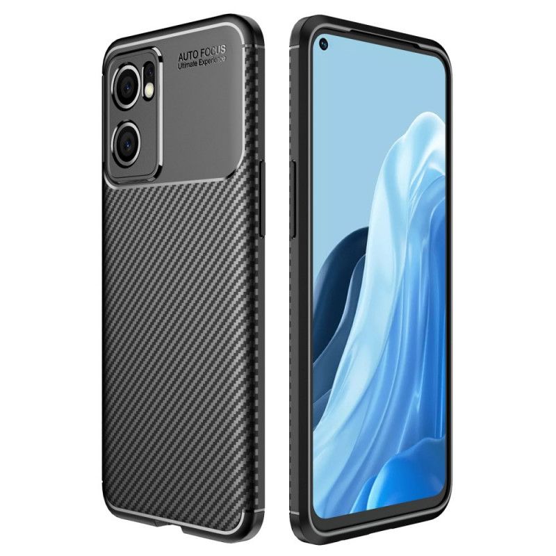 Cover Oppo Find X5 Lite Børstet Kulfiber