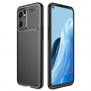 Cover Oppo Find X5 Lite Børstet Kulfiber