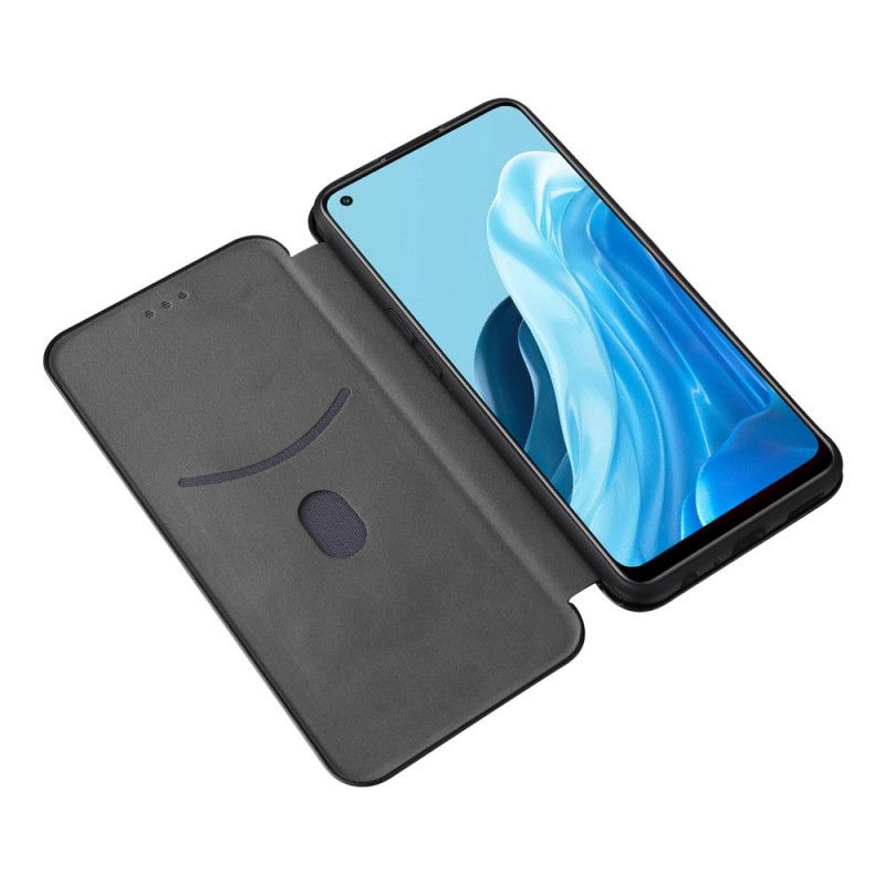 Cover Oppo Find X5 Lite Flip Cover Kulfibertekstur