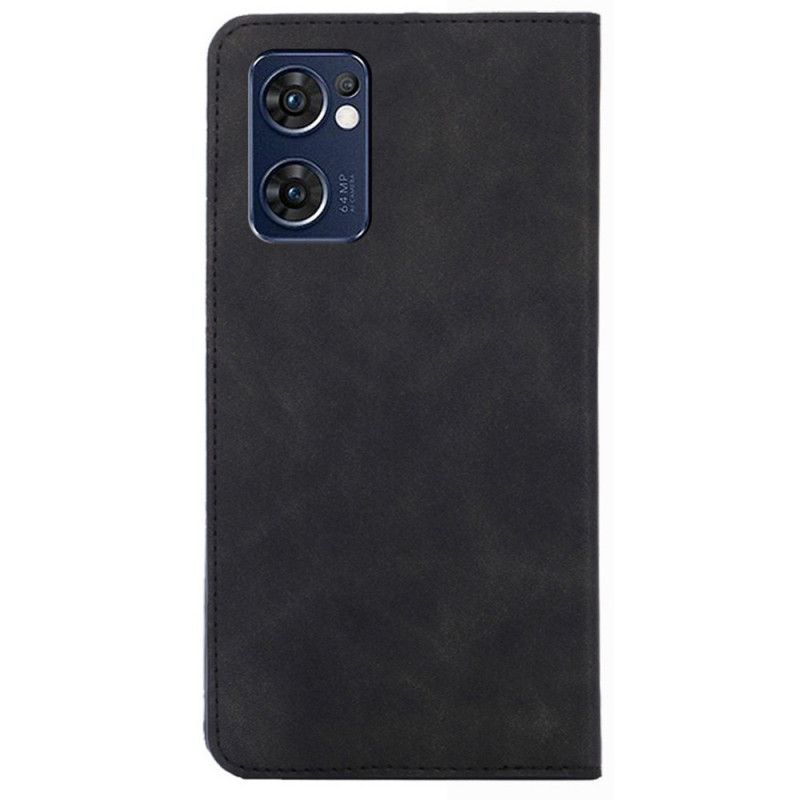 Cover Oppo Find X5 Lite Flip Cover Skin-touch Lædereffekt