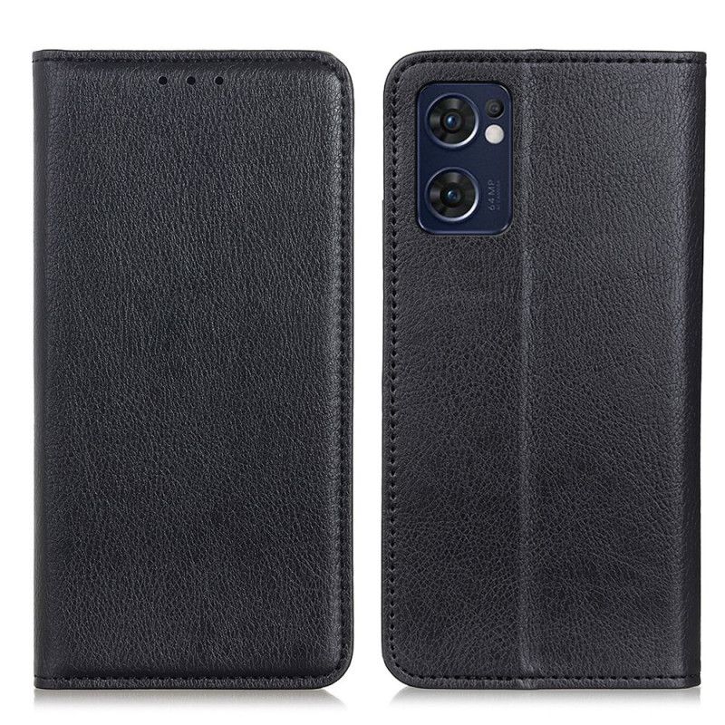 Cover Oppo Find X5 Lite Flip Cover Split Litchi Læder