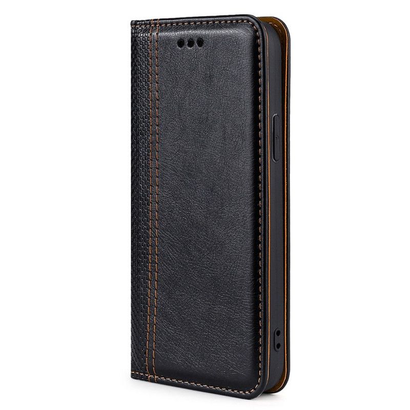 Cover Oppo Find X5 Lite Flip Cover Split Litchi Lædersøm