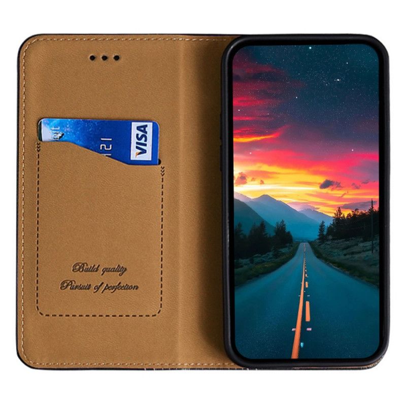 Cover Oppo Find X5 Lite Flip Cover Split Litchi Lædersøm