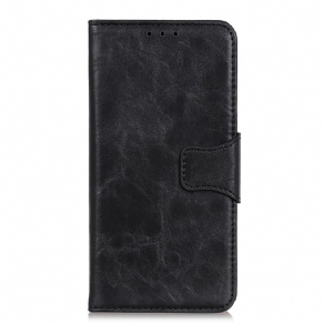 Flip Cover Oppo Find X5 Lite Læder Cover Tekstur Magnetisk Flap