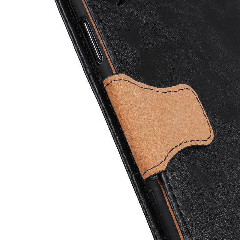 Flip Cover Oppo Find X5 Lite Læder Cover Tekstur Magnetisk Flap