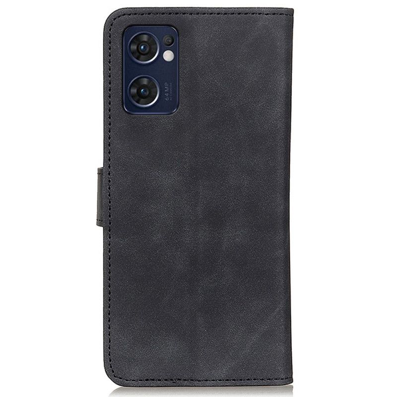 Flip Cover Oppo Find X5 Lite Vintage Khazneh Lædereffekt