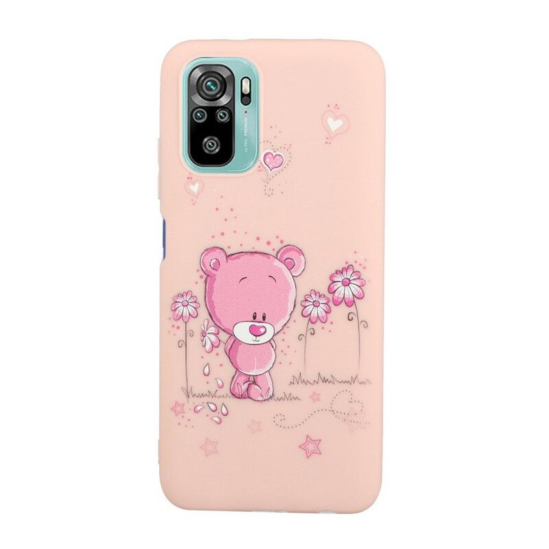 Cover Xiaomi Redmi Note 10 / 10S Bamse Med Kyssnor