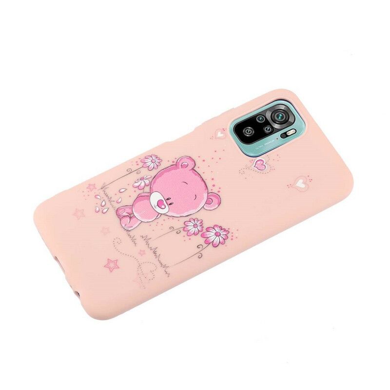 Cover Xiaomi Redmi Note 10 / 10S Bamse Med Kyssnor